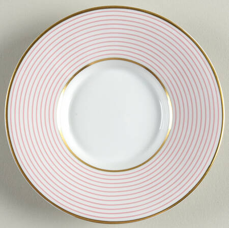 Crinoline Pink Saucer for Demitasse Cup