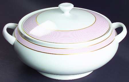 Crinoline Pink Tureen &  Lid