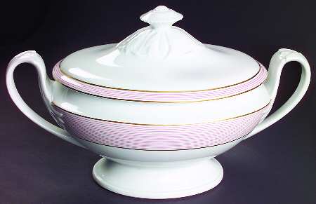 Crinoline Pink Directoire Tureen & Lid