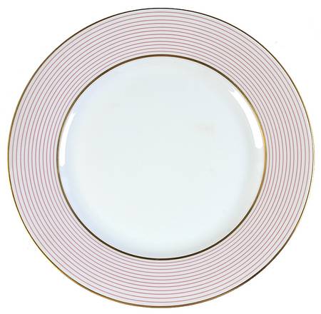 Crinoline Pink Dessert Luncheon Plate