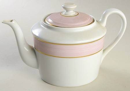 Crinoline Pink Teapot & Lid