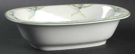 Danse De Printemps 9" Oval Vegetable Bowl