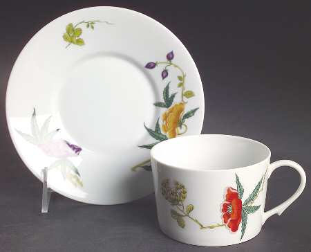 Dioraflor Flat Cup & Saucer Set