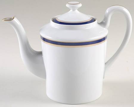 Diplomat Blue Coffee Pot & Lid