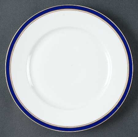 Diplomat Blue Dessert Luncheon Plate