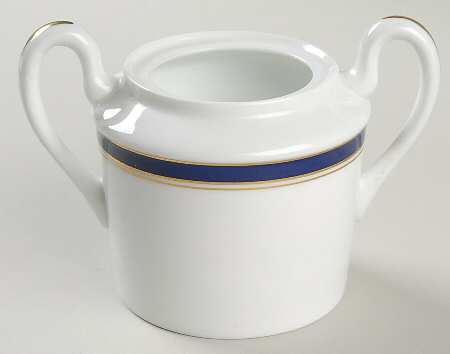 Diplomat Blue Sugar Bowl No Lid by Ceralene