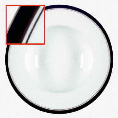 Diplomat Black Rim Soup Bowl