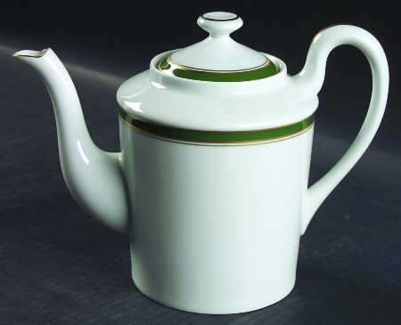 Diplomat Green Coffee Pot & Lid