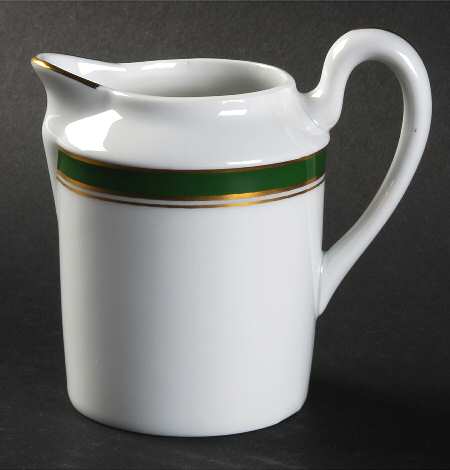 Diplomat Green Creamer