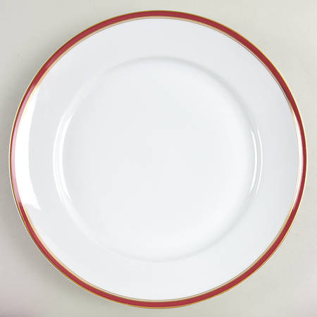 Diplomat Red Service Plate (Charger)