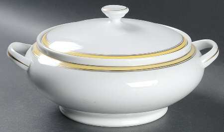 Diplomat Yellow Round Covered Vegetable by Ceralene