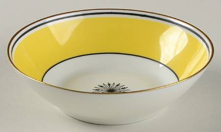 Directoire Yellow Fruit/Dessert (Sauce) Bowl