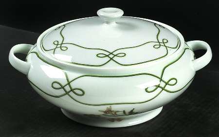Edelweiss Round Covered Vegetable by Ceralene