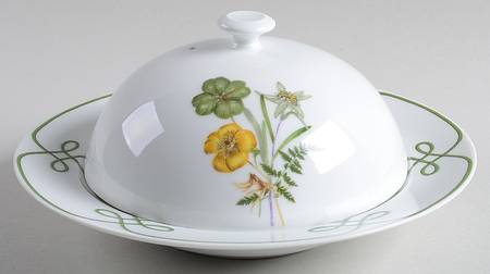 Edelweiss Round Covered Butter