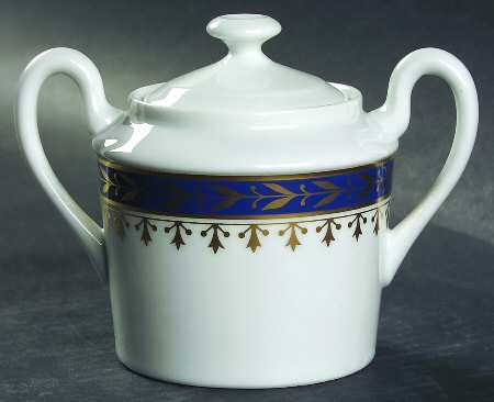 Empire Blue Sugar Bowl & Lid