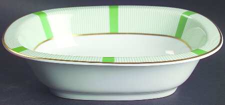 Emeraud 9" Oval Vegetable Bowl