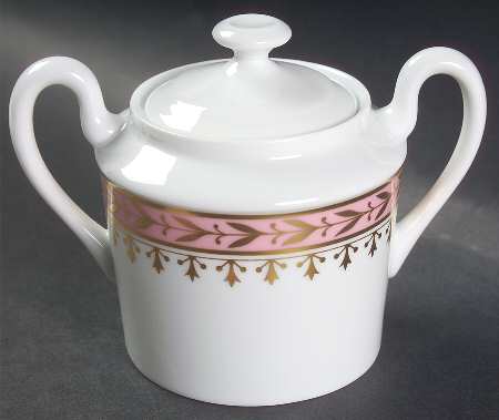 Empire Pink Sugar Bowl & Lid