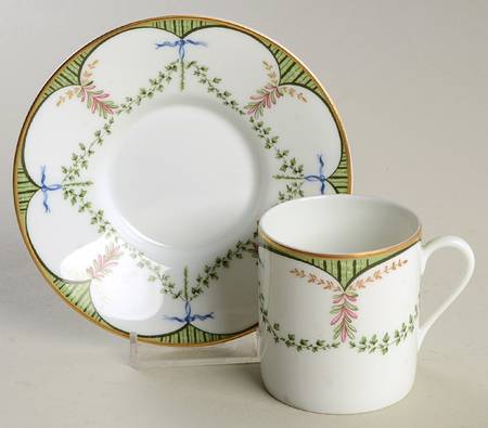 Festivites Flat Demitasse Cup & Saucer Set
