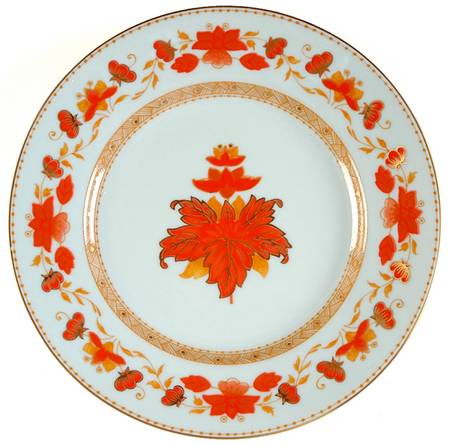 Fleur Chinoise Celadon Bread & Butter Plate