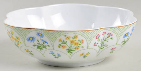 Fleurs D' Ete Large Melon Bowl