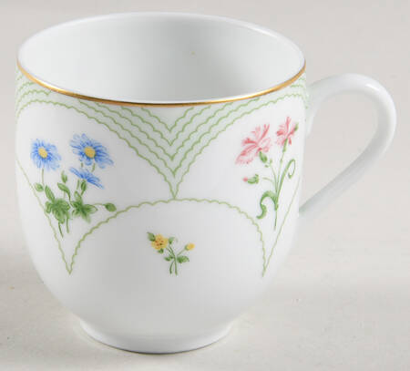 Fleurs D' Ete Flat Demitasse Cup