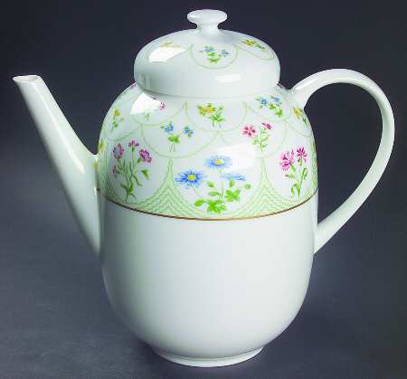 Fleurs D' Ete Coffee Pot & Lid