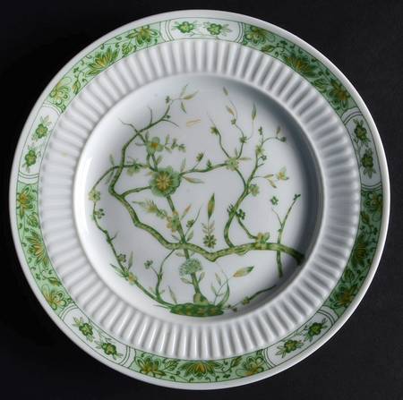 Fleur De Jade Green Bread & Butter Plate