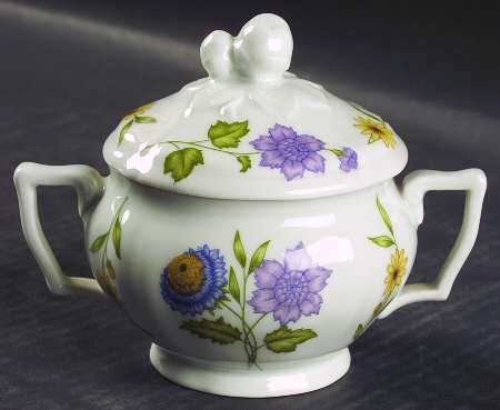 Fleur De Printemps Sugar Bowl & Lid