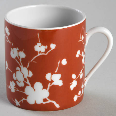 Fleurs De Pommier Flat Demitasse Cup
