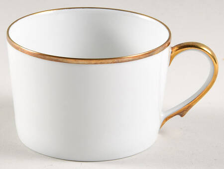 Fontainebleau Gold (White) Flat Cup