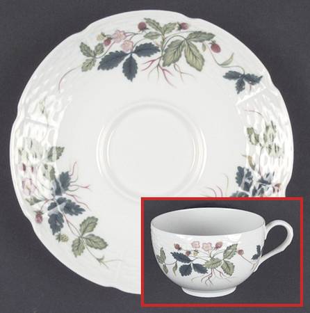 George Sand  Flat Cup & Saucer Set