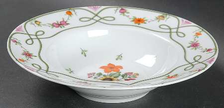 Guirlandes Rim Soup Bowl by Ceralene