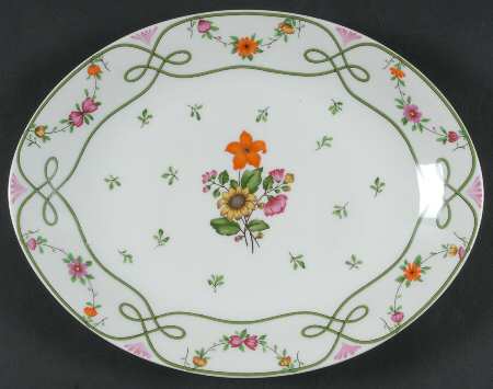Guirlandes 12" Oval Serving Platter