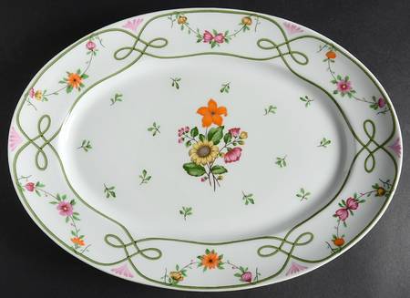 Guirlandes 14" Oval Serving Platter