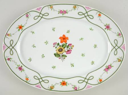 Guirlandes 16" Oval Serving Platter