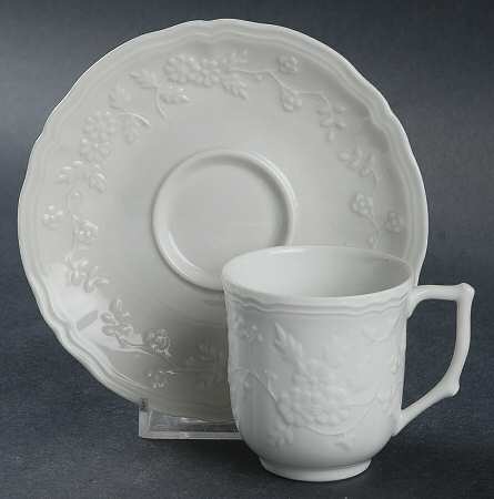 Hawthorn Flat Demitasse Cup & Saucer Set