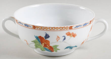 Hokusai  Flat Cream Soup Bowl