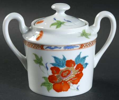 Hokusai  Sugar Bowl & Lid