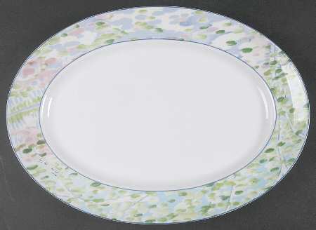 Impressions 14" Oval Serving Platter by Ceralene