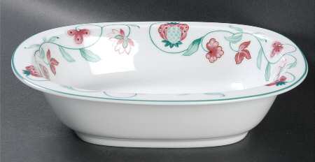 Indienne 9" Oval Vegetable Bowl