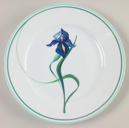 Iris Dessert Luncheon Plate