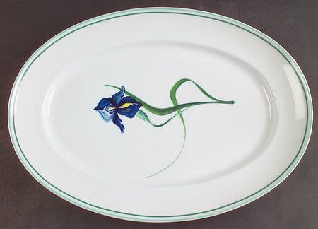 Iris 16" Oval Serving Platter
