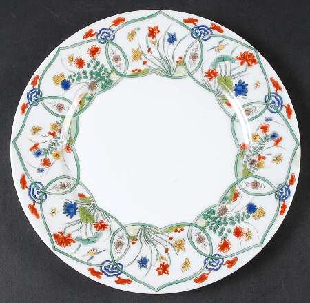 Jardin Chinois  (White Background) Luncheon Plate