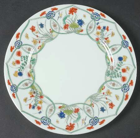 Jardin Chinois (Celadon Background) Salad Plate