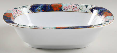 Jardin De Printemps 9" Oval Vegetable Bowl by Ceralene