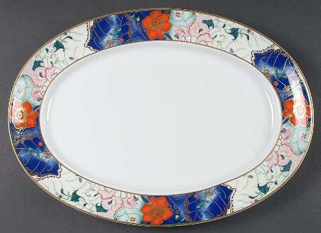 Jardin De Printemps 16" Oval Serving Platter