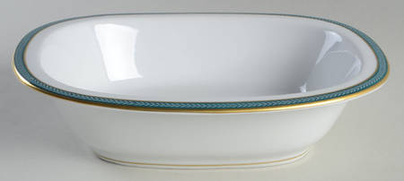 Laurier Blue 9" Oval Vegetable Bowl