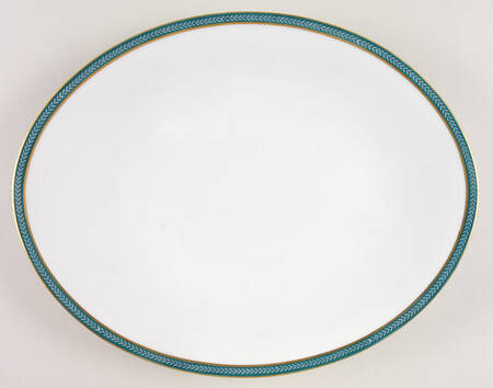 Laurier Blue 12" Oval Serving Platter