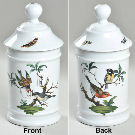 Les Oiseaux Apothecary Jar & Lid