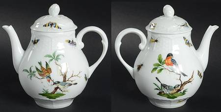Les Oiseaux Teapot & Lid